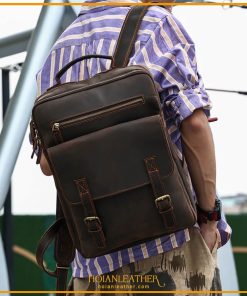 Balo nam đẹp da bò