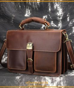 Cặp Laptop da bò thật Hội An