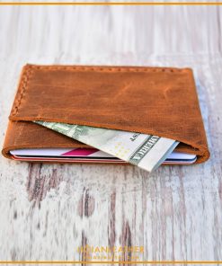 Ví da bò nam thủ công